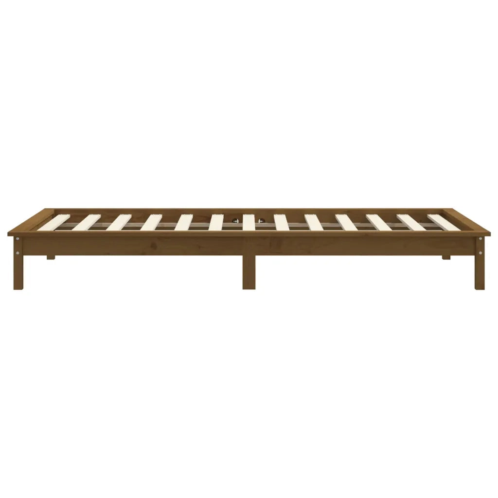 Giroletto senza Materasso Ambra 90x200cm Legno Massello 820529