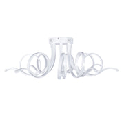 Lampadario moderno a led in termoplastica ed acrilico con luce naturale 4000k