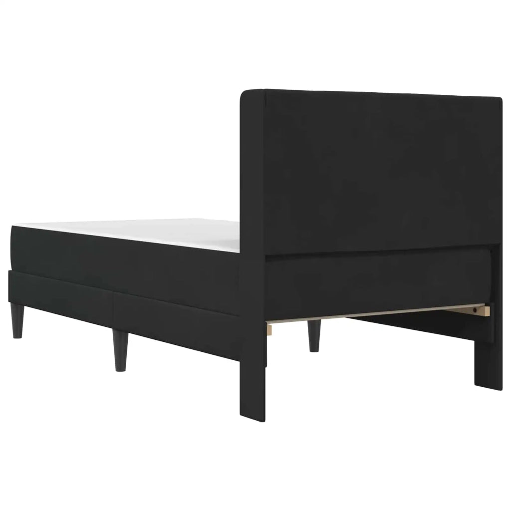 Struttura letto con materasso Nero 80 x 200 cm Velluto 3414829