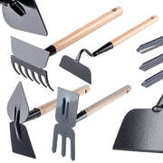 Set di attrezzi da giardino KADAX: zappa, rastrello e artigli per il giardino Kadax.