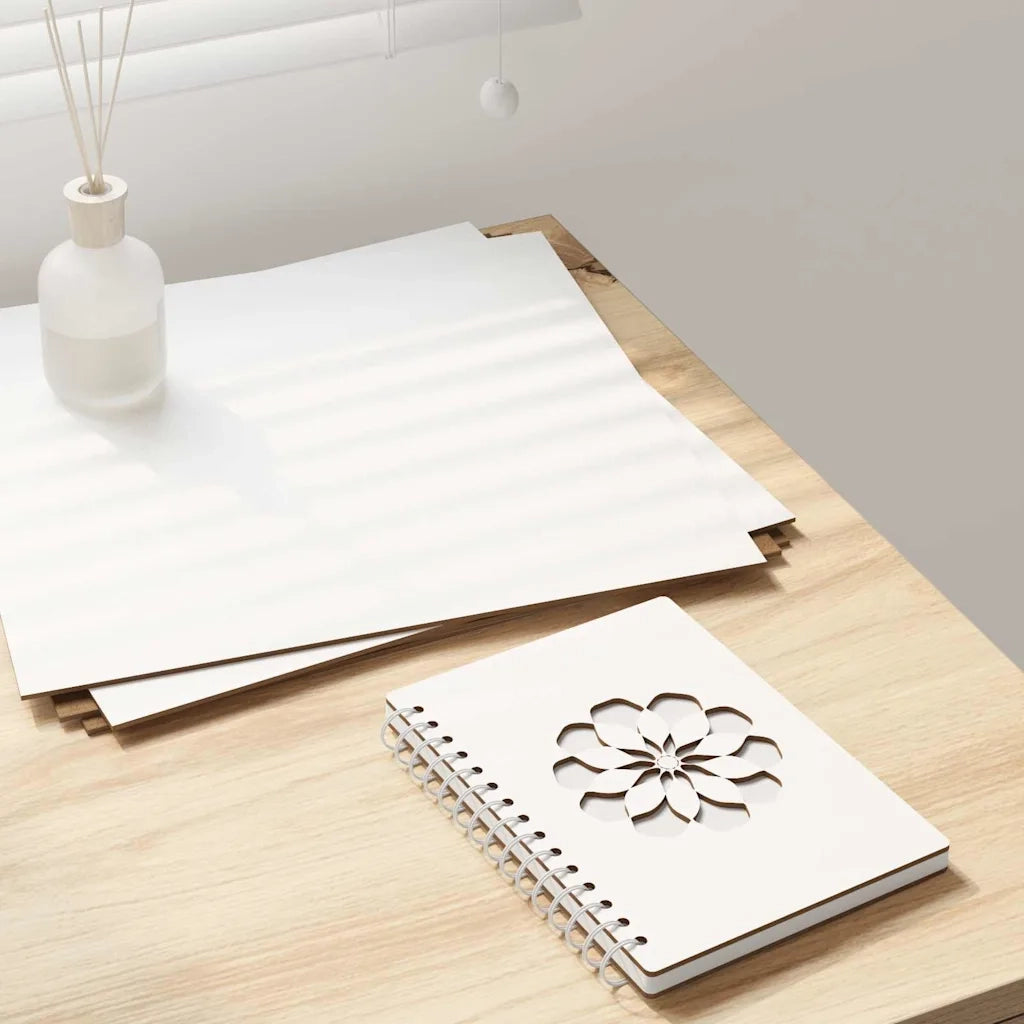 Pannelli decorativi 50 pcs Bianco 30 x 30 x 0.27 cm 885616