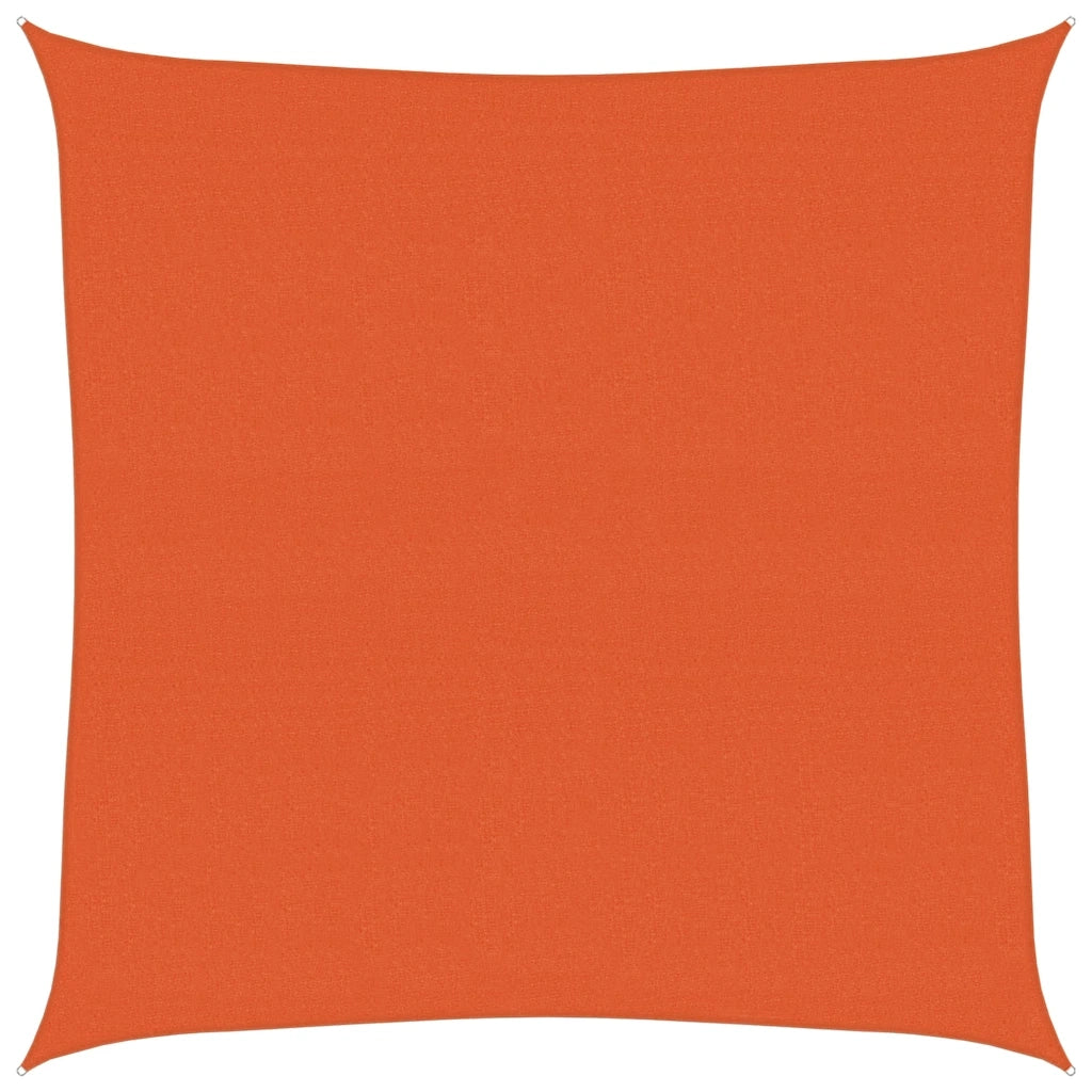 Vela Parasole 160 g/m² Quadrata Arancione 7x7 m in HDPE 311665