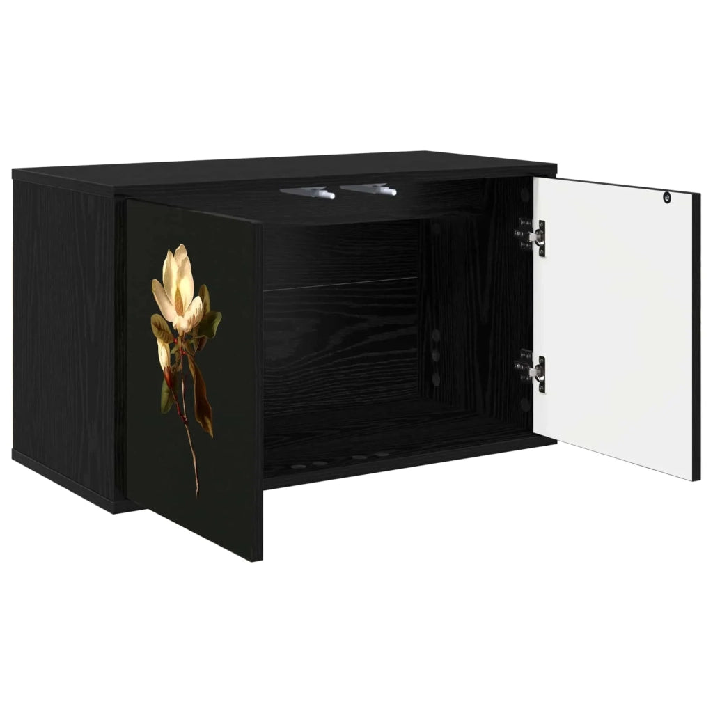 Mobile TV da Parete BREMEN 69 x 33 x 40 cm Rovere Nero 8007146