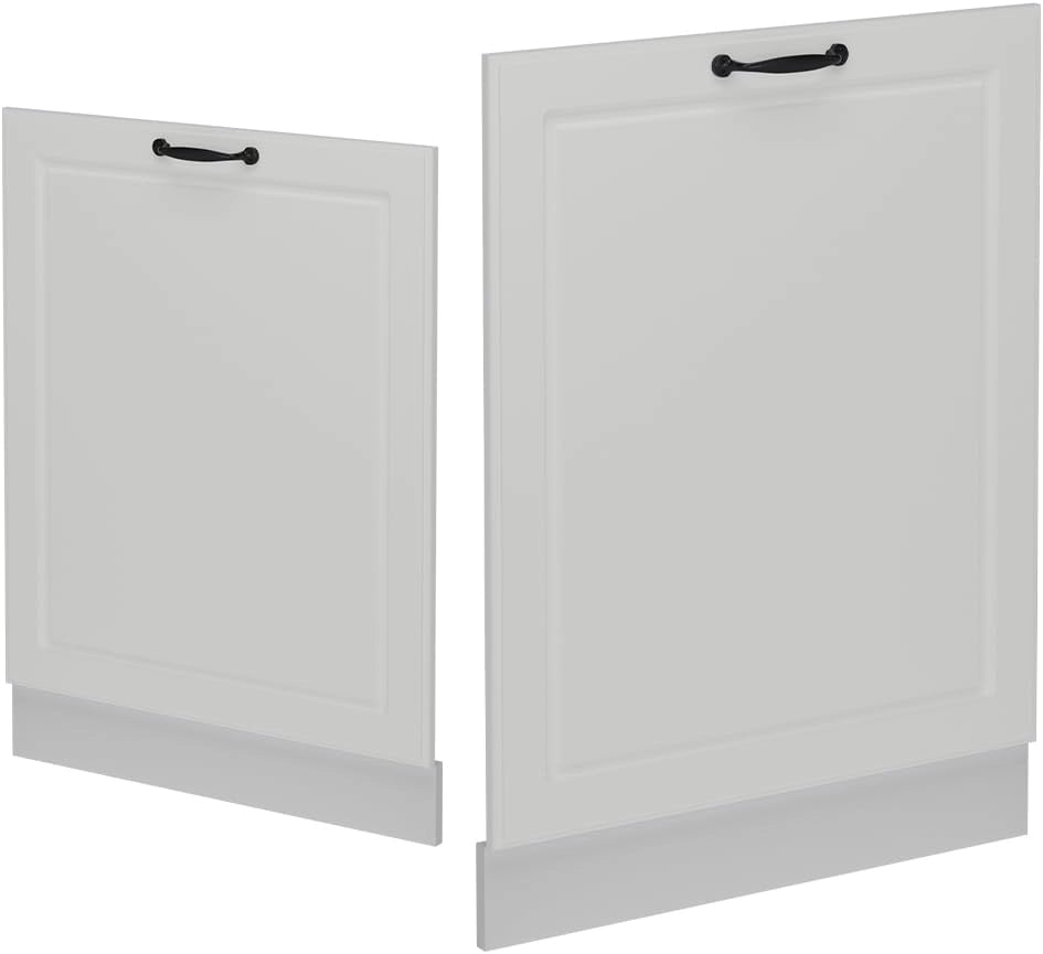 Pannello frontale della lavastoviglie R-Line, Bianco casa di campagna, 60 cm senza piano di lavoro