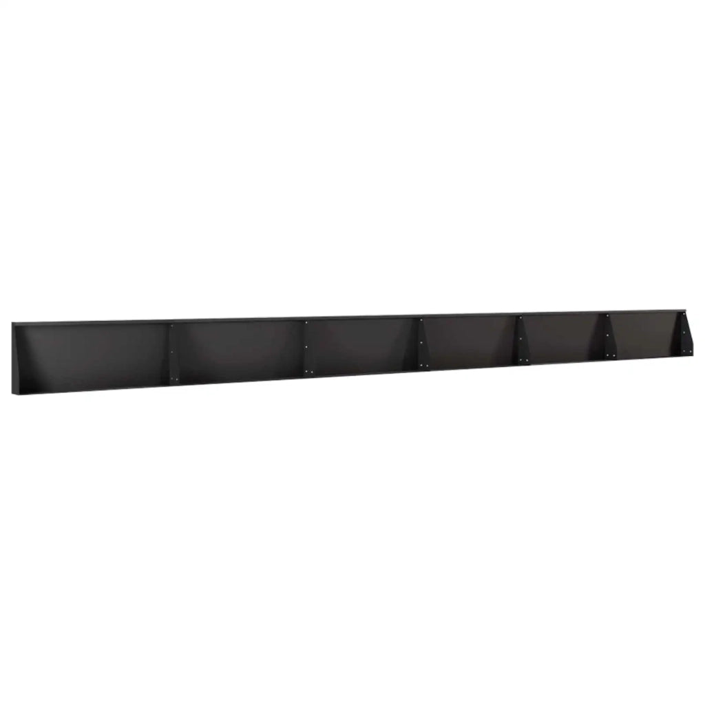 Muro di contenimento 6 pz 100 x 12 x 40 cm Acciaio Nero 3449121