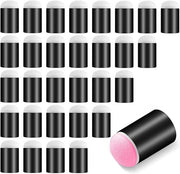 Set di 30 pennelli a impasto in nero per pittura, stampaggio e progetti artigianali.