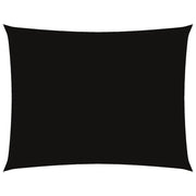 Parasole a vela | Telo Ombra | Vela da ombra Oxford Rettangolare 6x8 m Nero