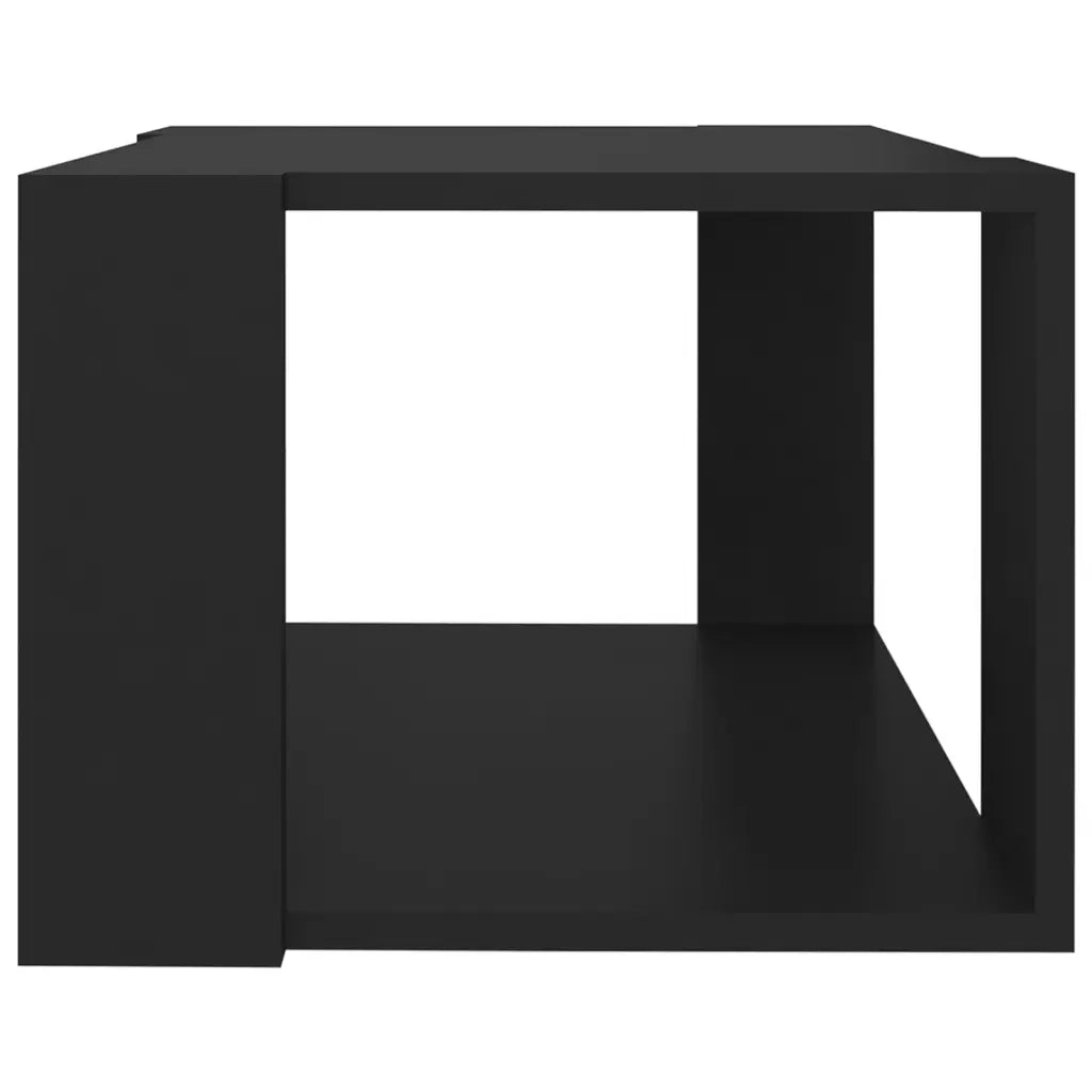 Tavolino da Salotto Nero 40x40x30 cm in Legno Multistrato 806311