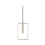 Lampada sospensione Amplex FARO rettangolare ottone/nero 1xG9