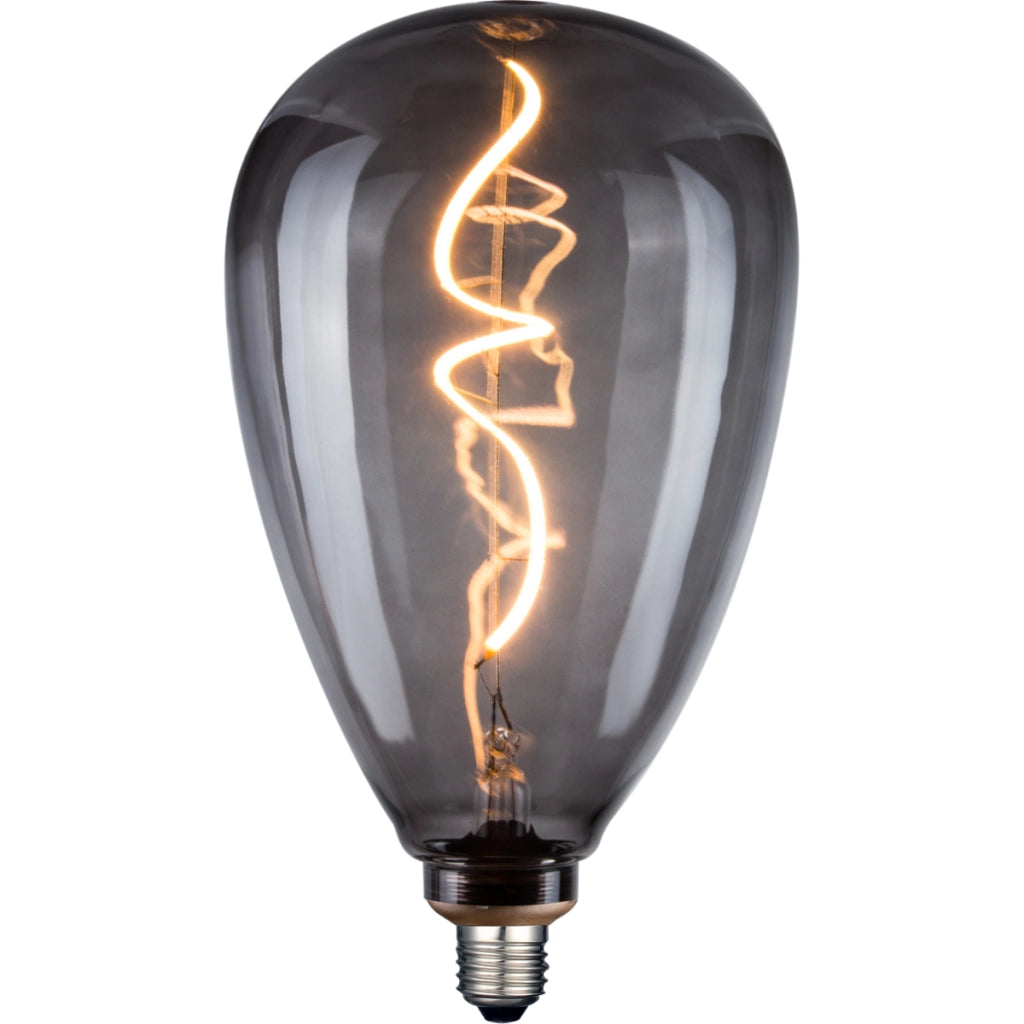 Lampadina LED Filament S173 fumé E27 4W 50lm Polux