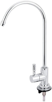 Foglia d'acqua da cucina in acciaio inossidabile con testa di zoccolo - rotazione 360° - connessione rapida - filtro per acqua potabile - design elegante - rubinetto da cucina