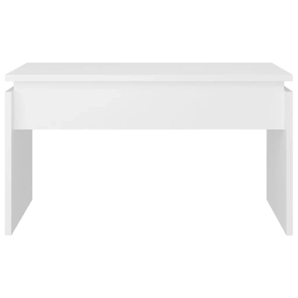Tavolino da Salotto Bianco 68x50x38 cm Legno Multistrato