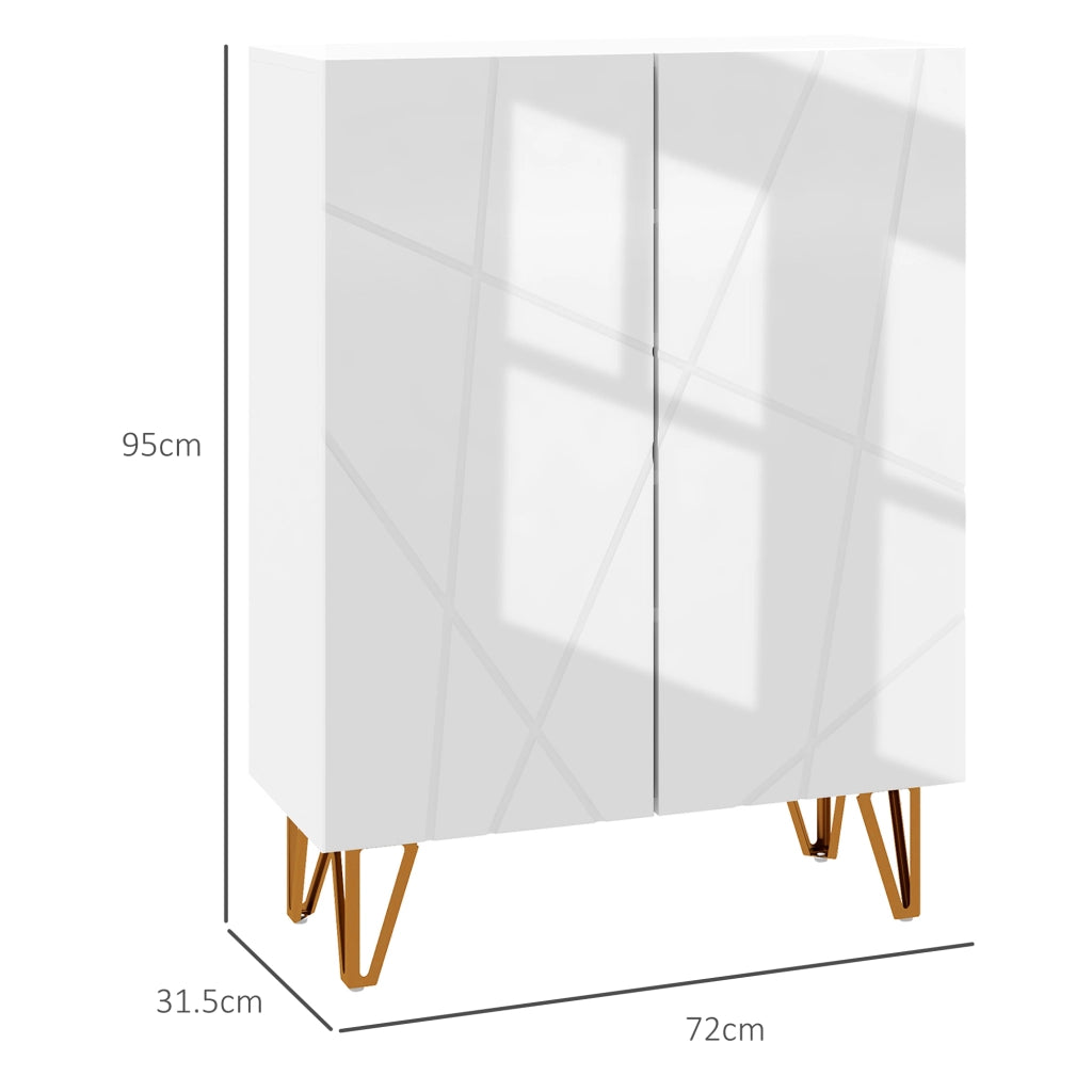 Scarpiera Moderna ¨C zephmum ¨C Bianco 72x31.5x95 cm