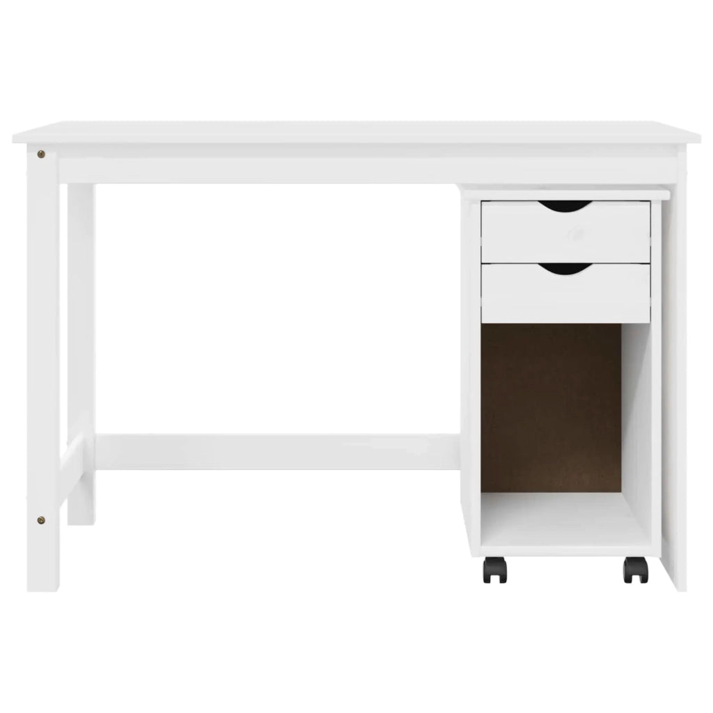 Set di Scrivania e Armadietto 2 pz Bianco 3438776