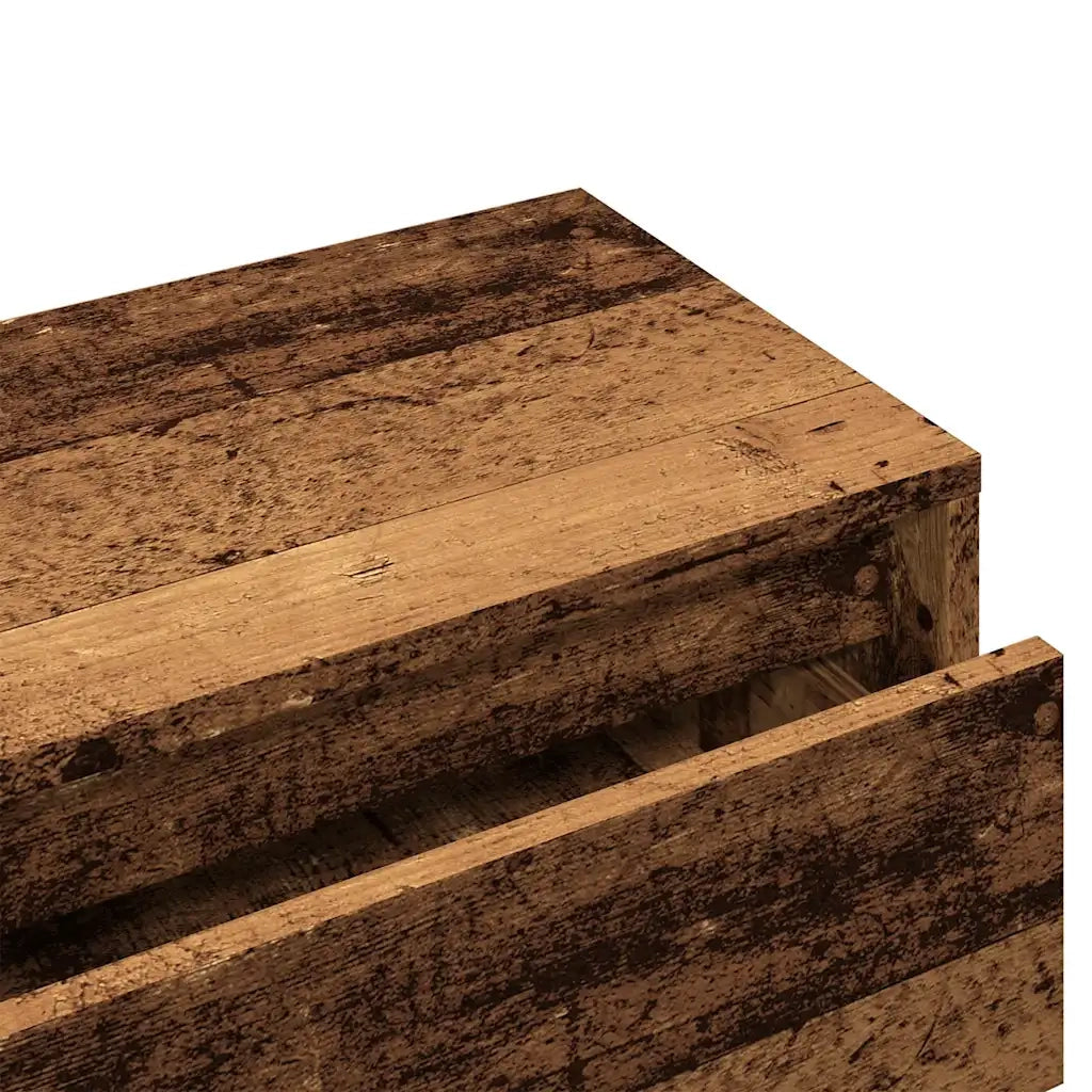 vidaXL Set di Mobili da Corridoio Legno Antico in Legno Multistrato