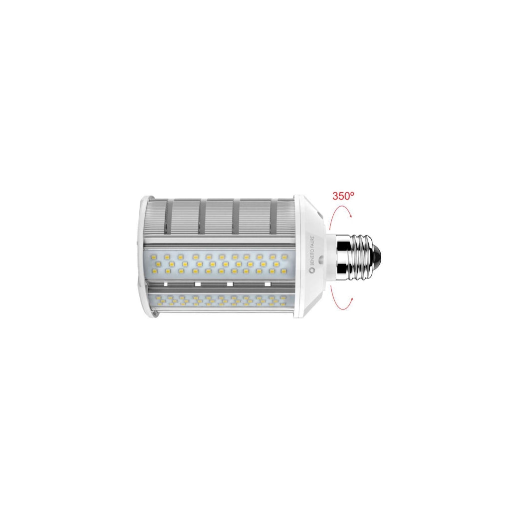 Proiettore LED Smile 20W E27 Retrofit, Ottica 120 gradi, Temperatura 2200K, Protezione IP64 per Illuminazione Esterna Professionale, Serie SMILE