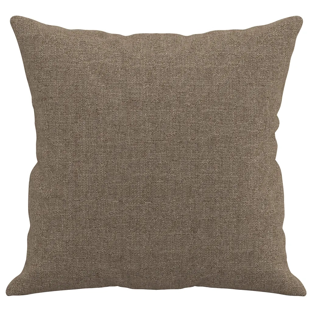 Cuscini Decorativi 2 pz Tortora 40x40 cm in Tessuto 349478
