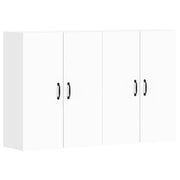Armadietti a Parete 2 pz Bianchi in Legno Multistrato CFW6444534