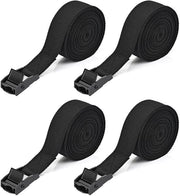 Cintura di espansione per cavi 4 pezzi cintura di espansione 2,5 m x 25 mm cinture di espansione con viti cinture di espansione con chiusura a vite (nero)