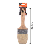 Trade Shop - Pennello Piatto 26.8 Cm Con Manico In Legno Setole Morbide Pittura Vernice 90208 -