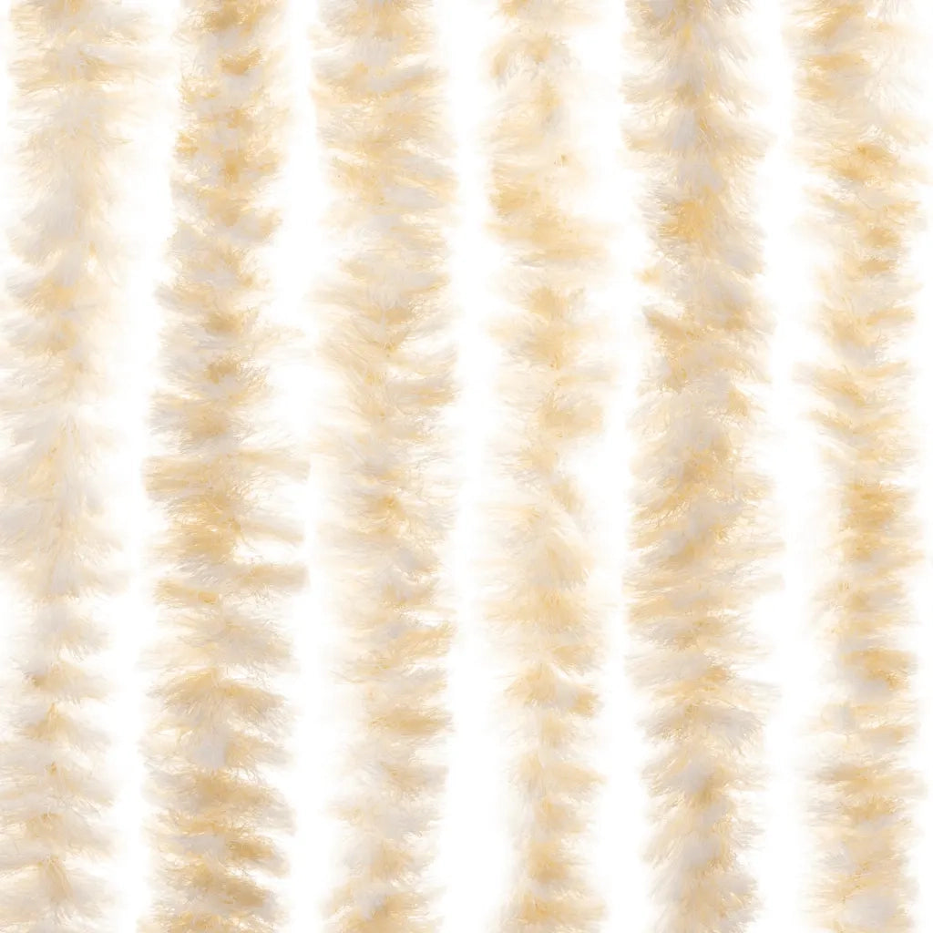 Tenda Antimosche Beige e Bianca 100x200 cm in Ciniglia CFW5988862