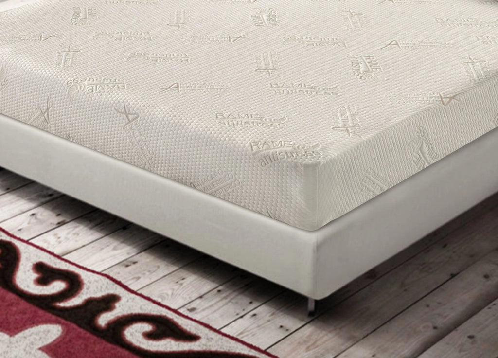 Coprimaterasso Imbottito Elasticizzato Anallergico Federe Cuscino Letto Made Italy - Singolo - Rame