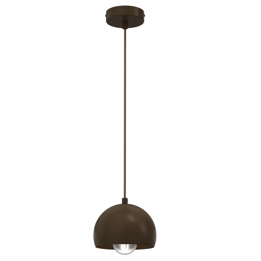 Lampada a sospensione Sool 1xE27 marrone Luminex