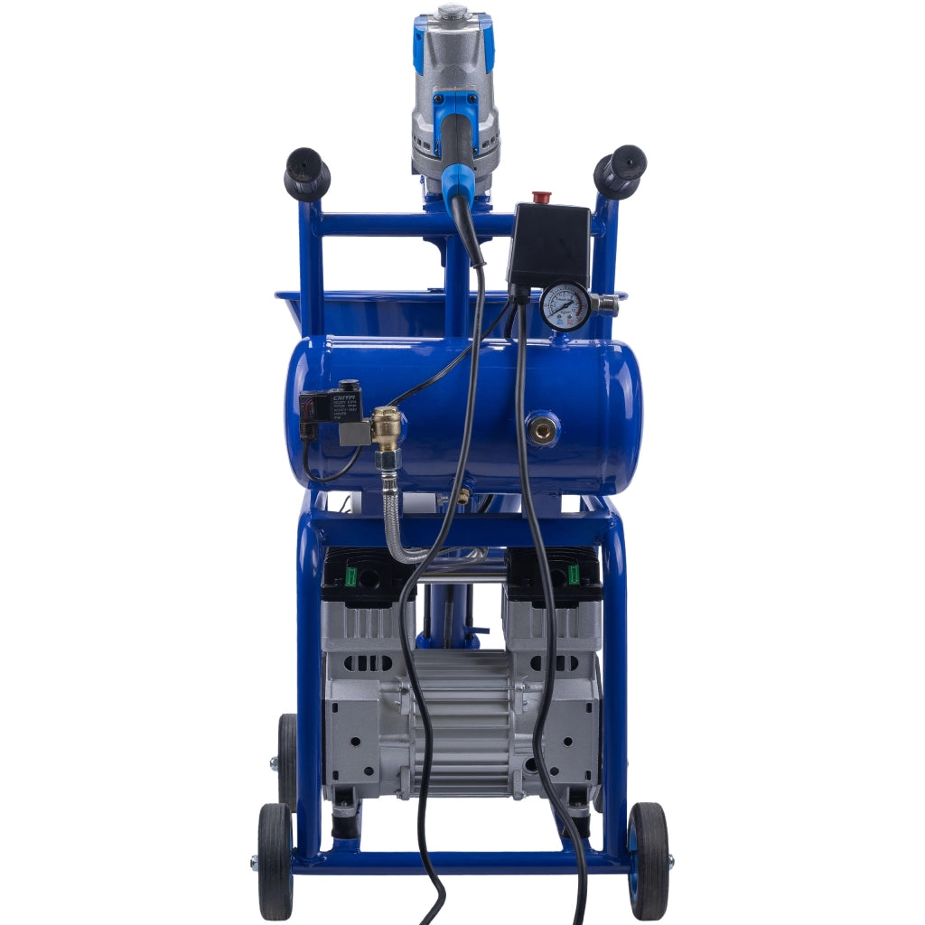 Agitatore per Intonaco Rosfix Blue Dragon BD41 – 4100W, 15L/Min, 20MPA | Serbatoio 25L, Compressore Integrato