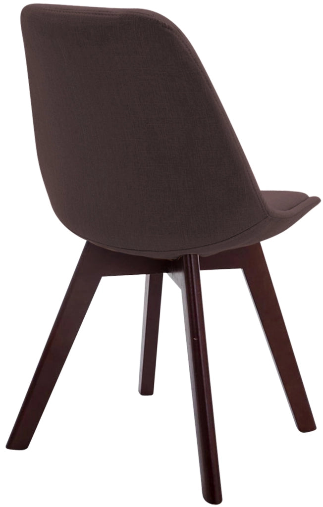 Sedia Borneo Tessuto V2 marrone,noce