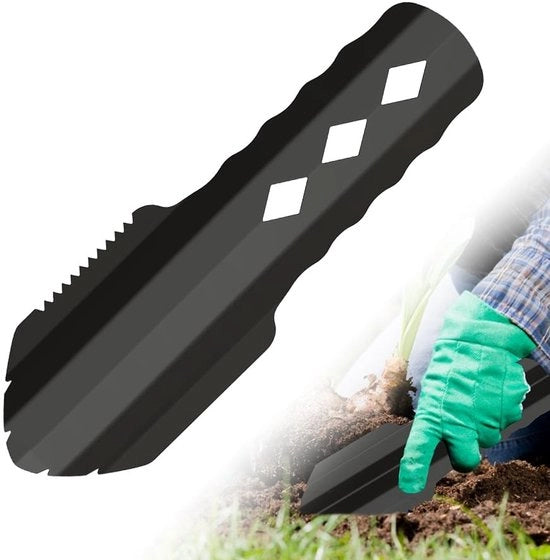 Mini Scopa da Giardino Ultraleggera - Portatile - Multifunzionale - In Alluminio - Ideale per la Manutenzione del Giardino - Zappatrice Portatile