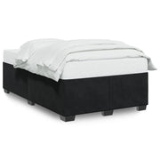 Letto matrimoniale | Letto per adulti | Giroletto senza Materasso Nero 120x190 cm Velluto