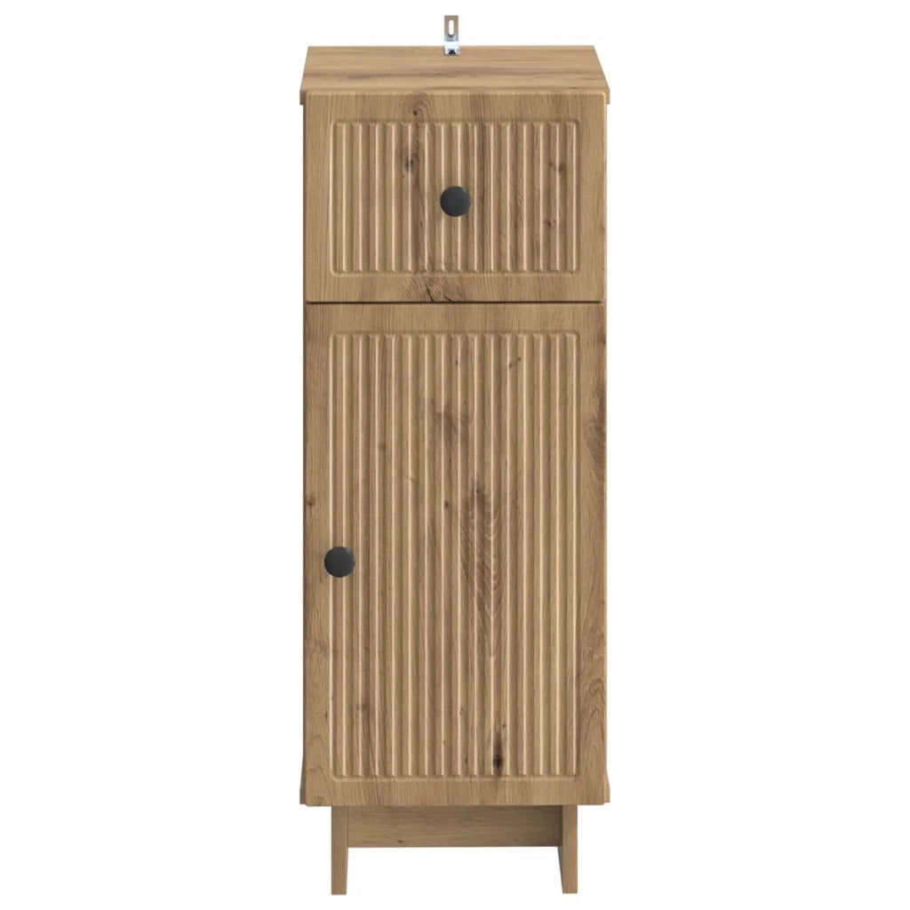 Mobiletto da Bagno EDE Rovere Artigianale 30 x 31 x 80 cm 895954