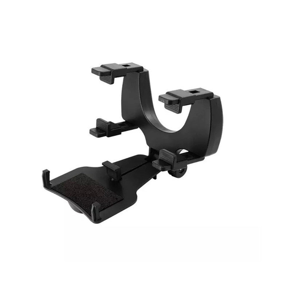 Trade Shop - Porta Cellulare Supporto Da Specchietto Retrovisore Auto Navigatore Regolabile -