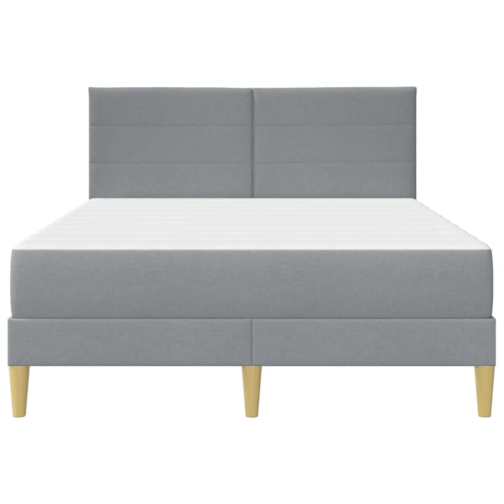 Struttura del letto Grigio chiaro 120 x 200 cm Poliestere