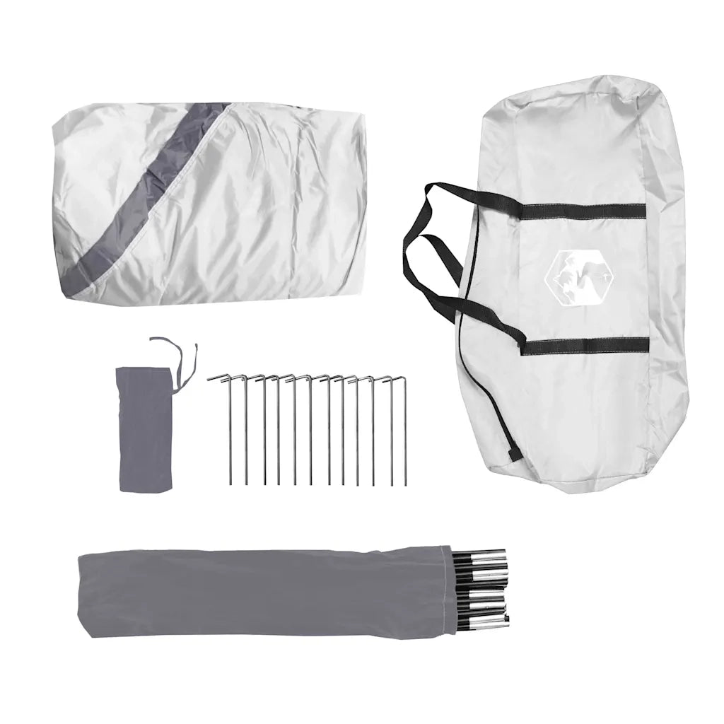 Tenda per Feste-Tenda da campeggio Bianca Impermeabile 630106
