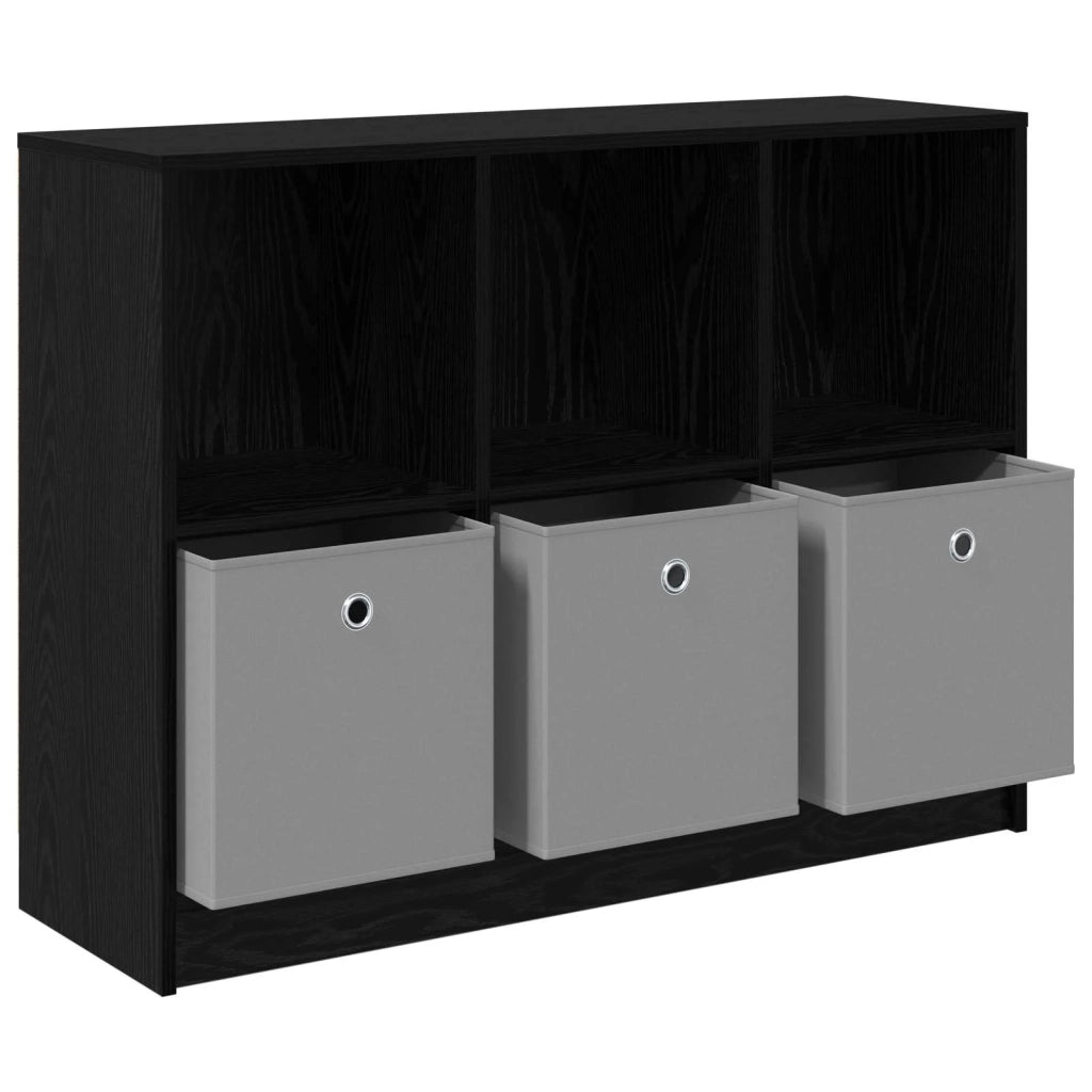 Credenza con cassetto Rovere Nero 102 x 32 x 73,5 cm