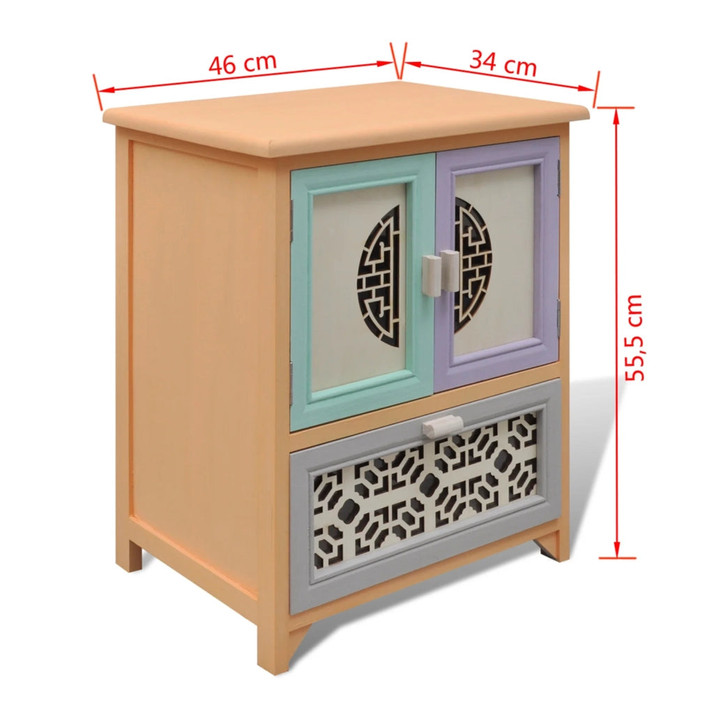 Mobile laterale Multicolore 46 x 34 x 55.5 cm 240999