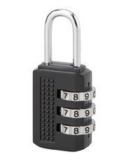 Lucchetto a combinazione Compact 02, bagagli, 3 cifre, 21mm, nero - THIRARD