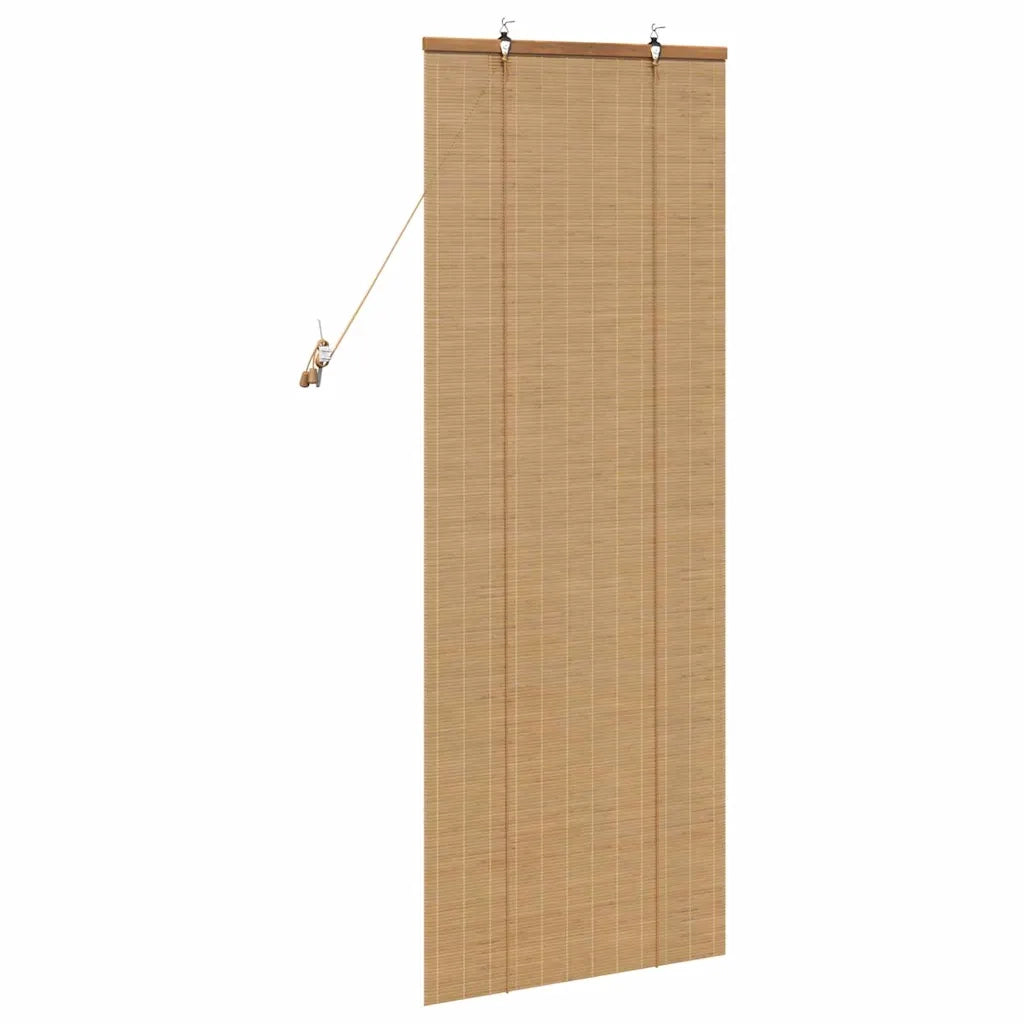 vidaXL Tende e Tapparelle per Finestre con tende Marrone Chiaro Bambù