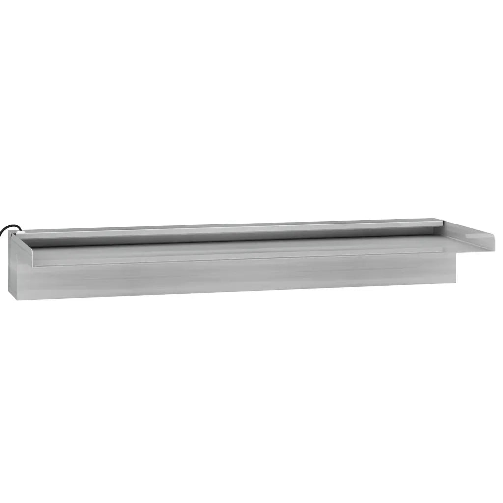 Sfioratore a Cascata con LED RGB Acciaio Inox 60 cm CFW2079481