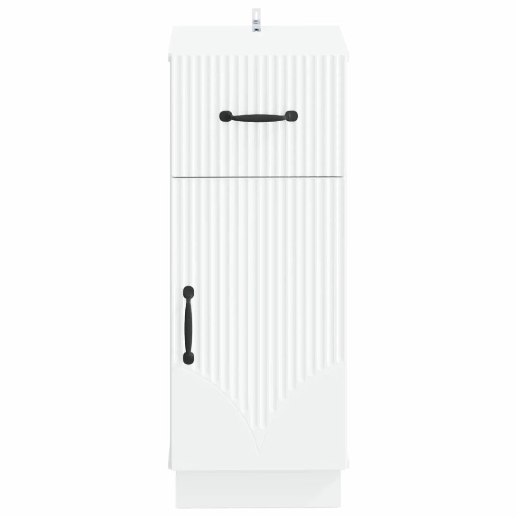 Mobiletto da Bagno HOORN Bianco 30 x 31 x 77 cm 897265