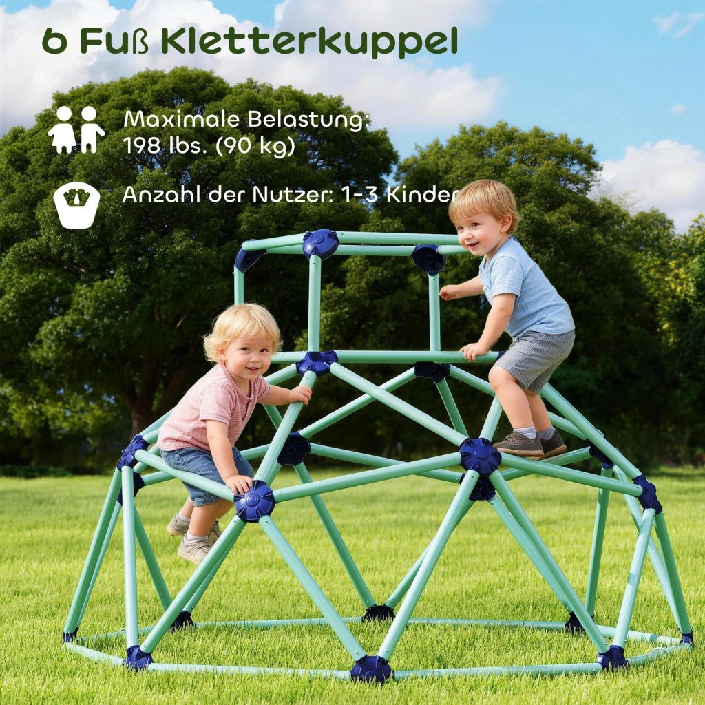 Dome per arrampicata per bambini ¨C zephmum ¨C Blu, ?182.5cm, plastica