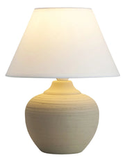 Lampada da tavolo in ceramica Molly beige E14 Rabalux 4391