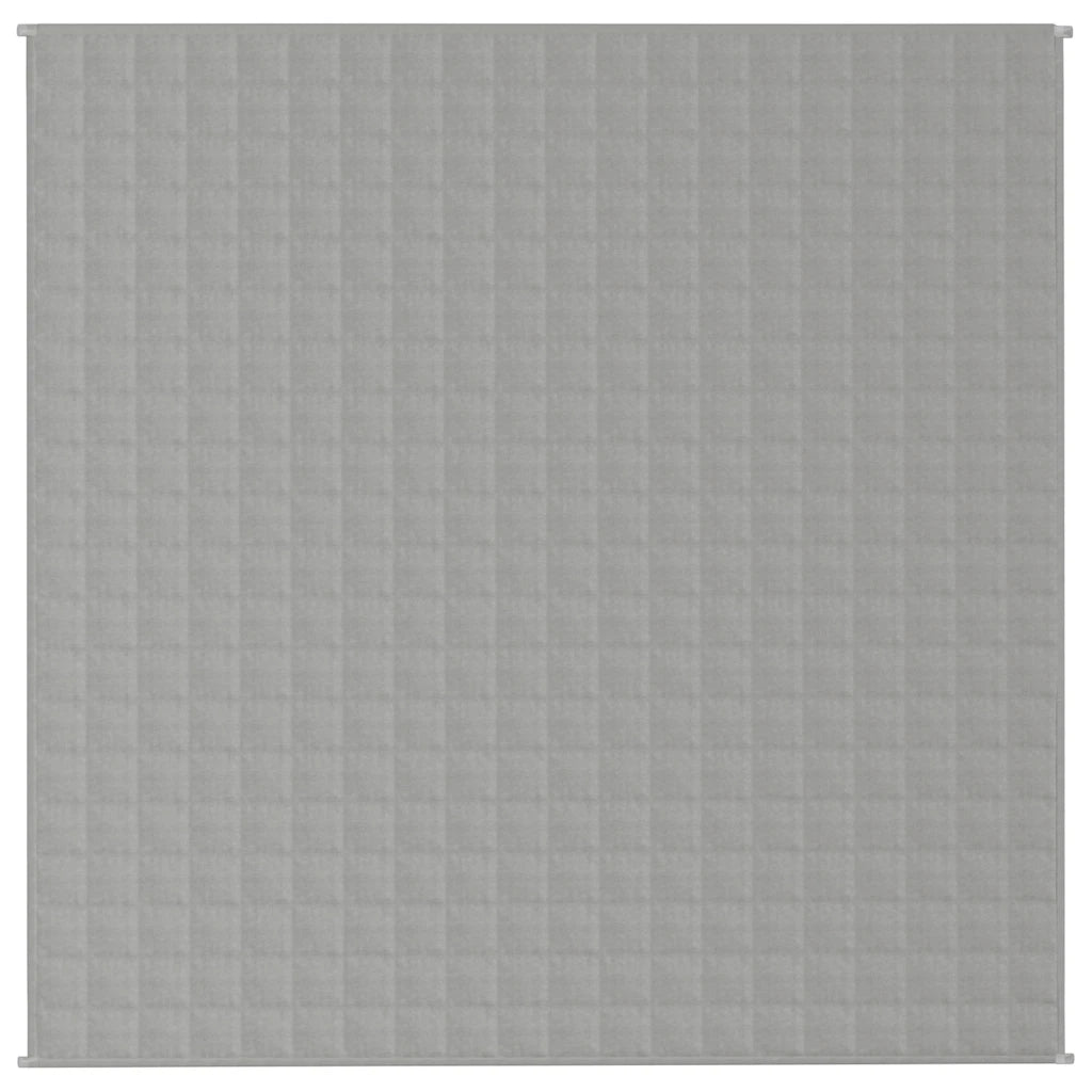 Coperta Ponderata Grigia 200x200 cm 13 kg Tessuto cod mxl 76217