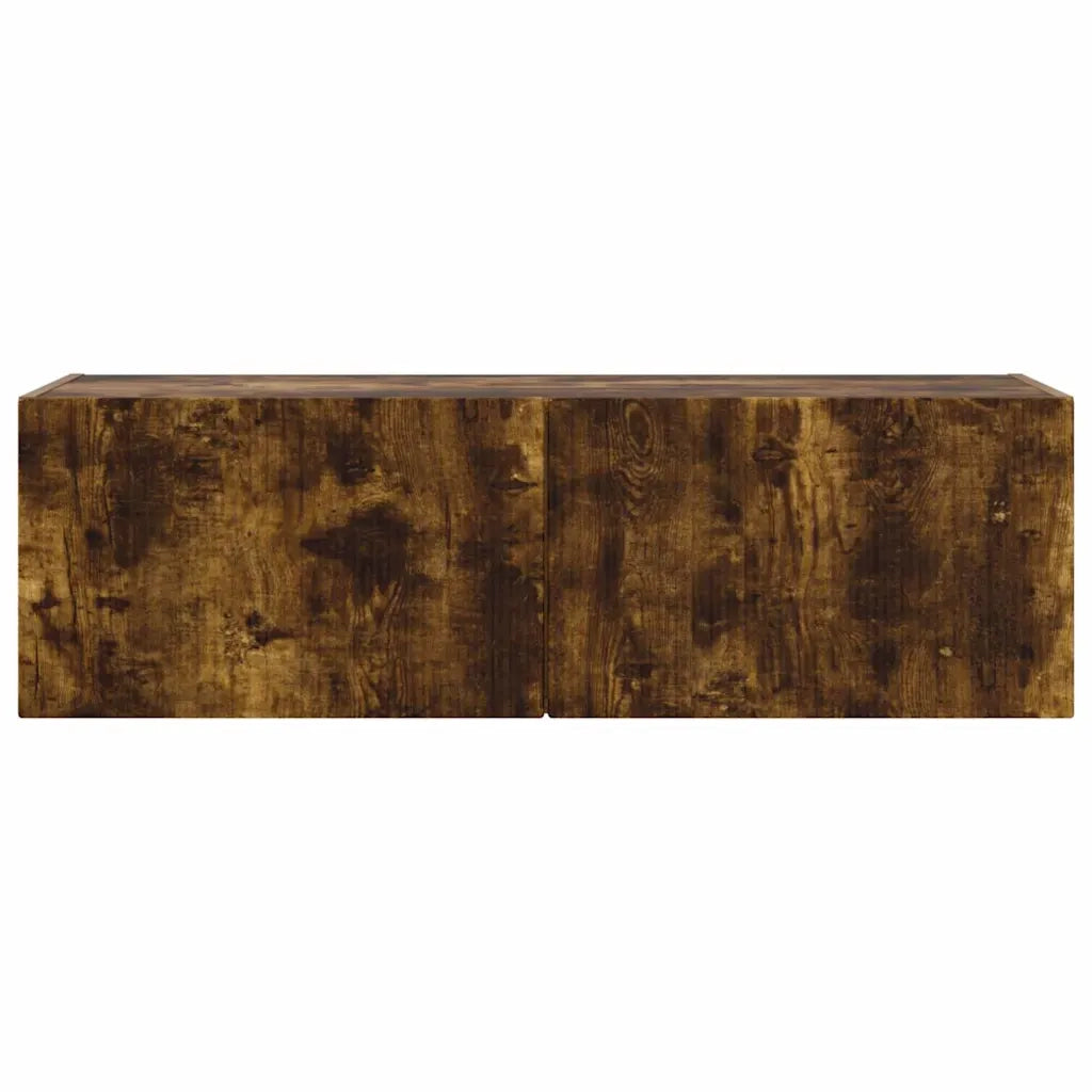 Mobile TV da parete Rovere fumé 98 x 31 x 29,5 cm 892239