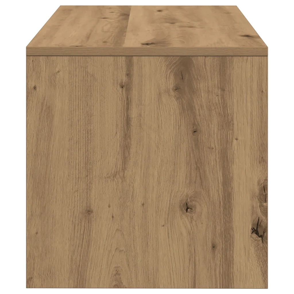 Mobile TV-Credenza per TV-Console TV Rovere Artigianale 60x40x40 cm Legno Multistrato