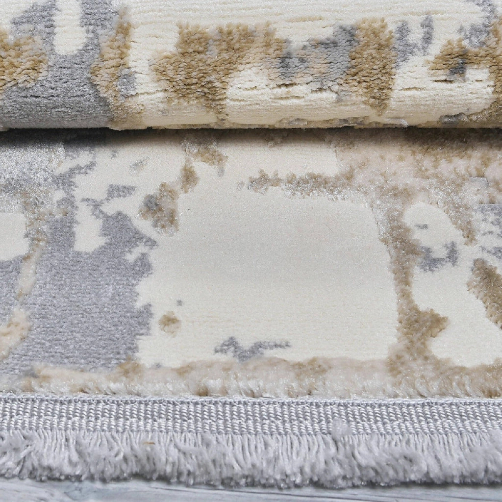 Delaware, Tappeto Materiale Struttura in Plastica, 200x120 cm Grigio