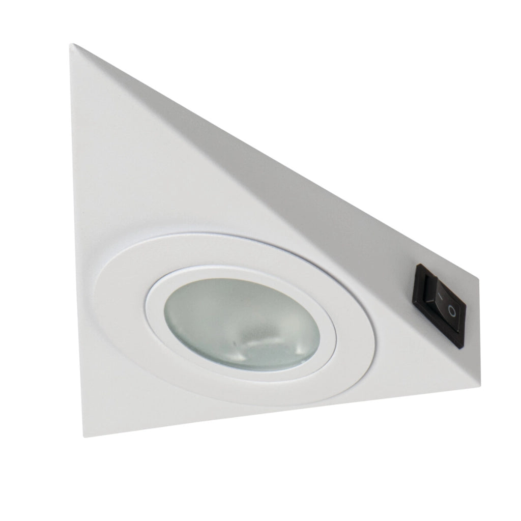 Faretto sottopensile bianco triangolare G4 10W Kanlux