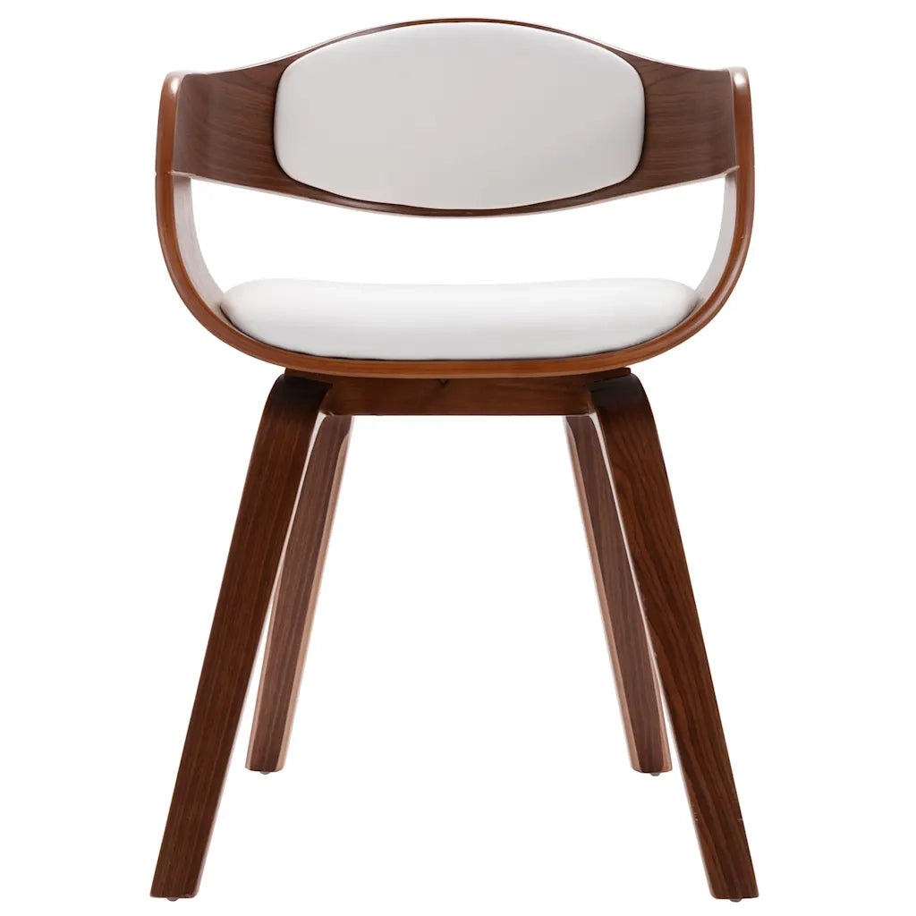 Sedie da Pranzo 2 pz in Legno Piegato e Similpelle 287386