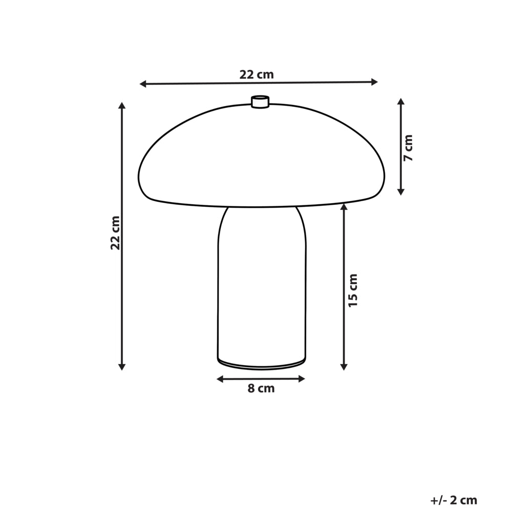 Lampada da tavolo verde scuro con base in metallo e ferro 22 cm luce singola design moderno accessori per la casa